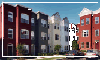 Garage townhomes at U Street Metro, W and 13th Streets - N.W. Washington, D.C.